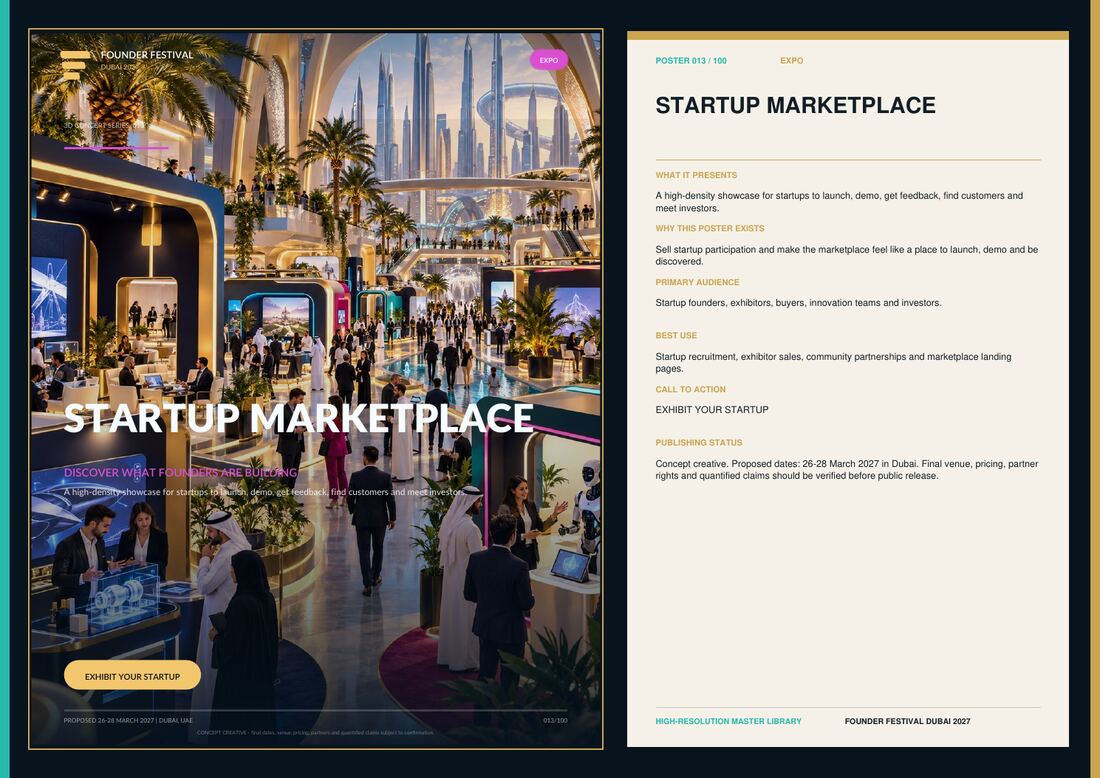 Startup Market poster