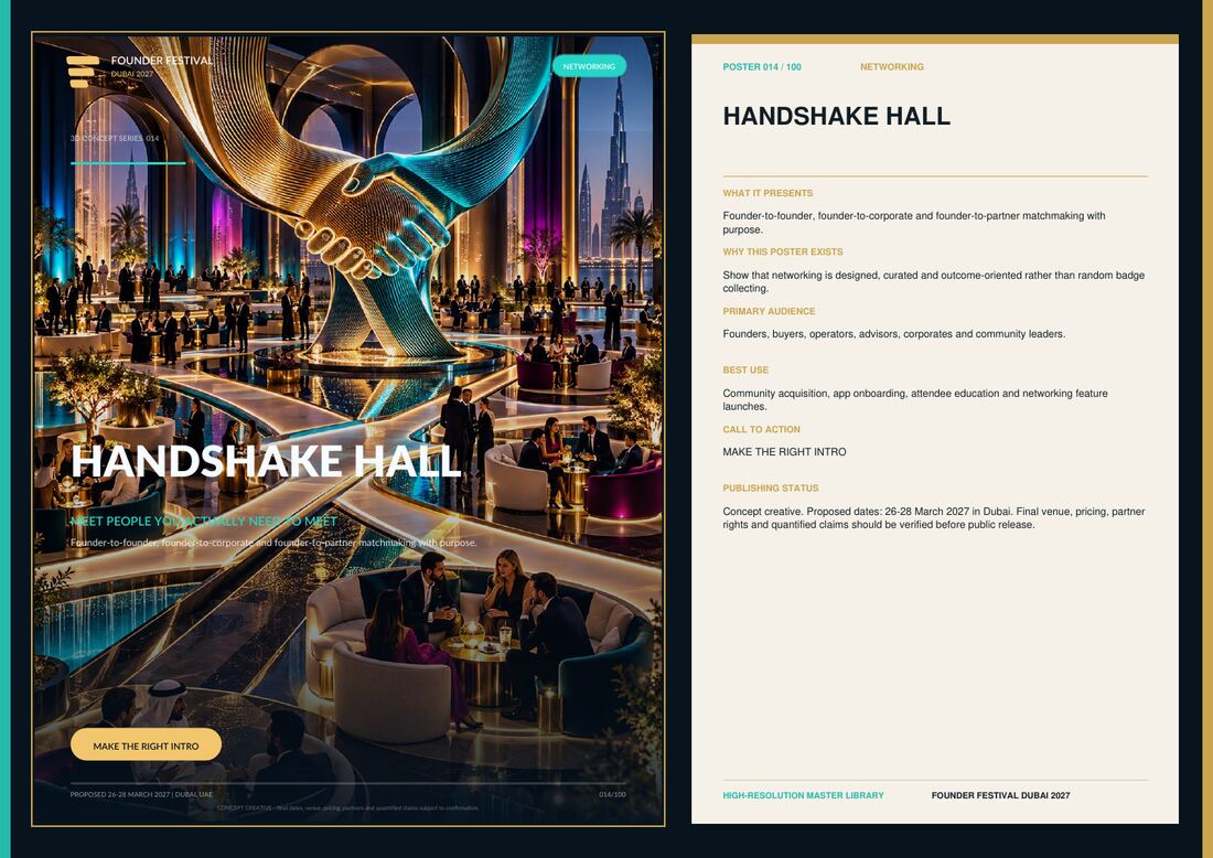 Handshake Hall poster