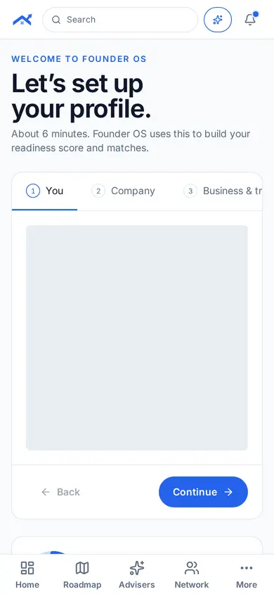 Set up your profile
