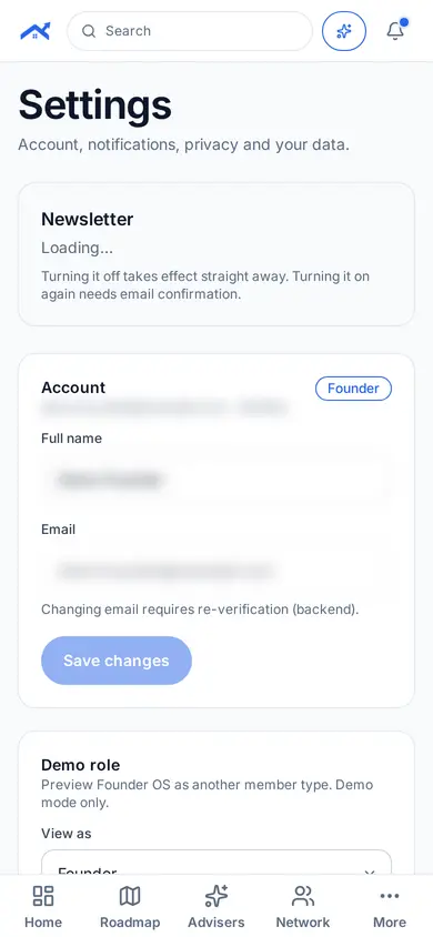 Open Settings