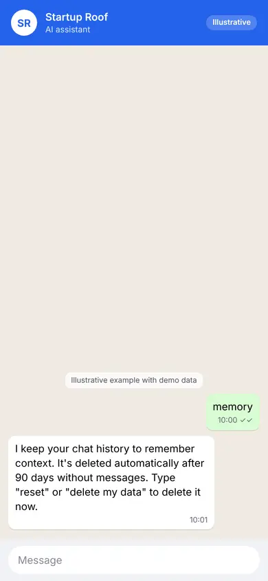 How long chats are kept