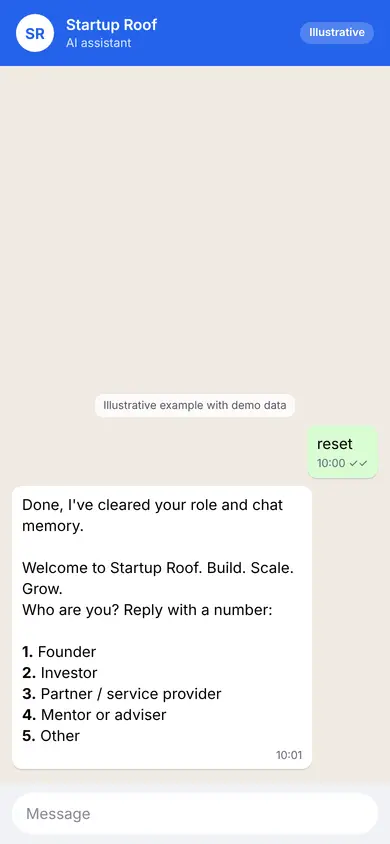Change your role later
