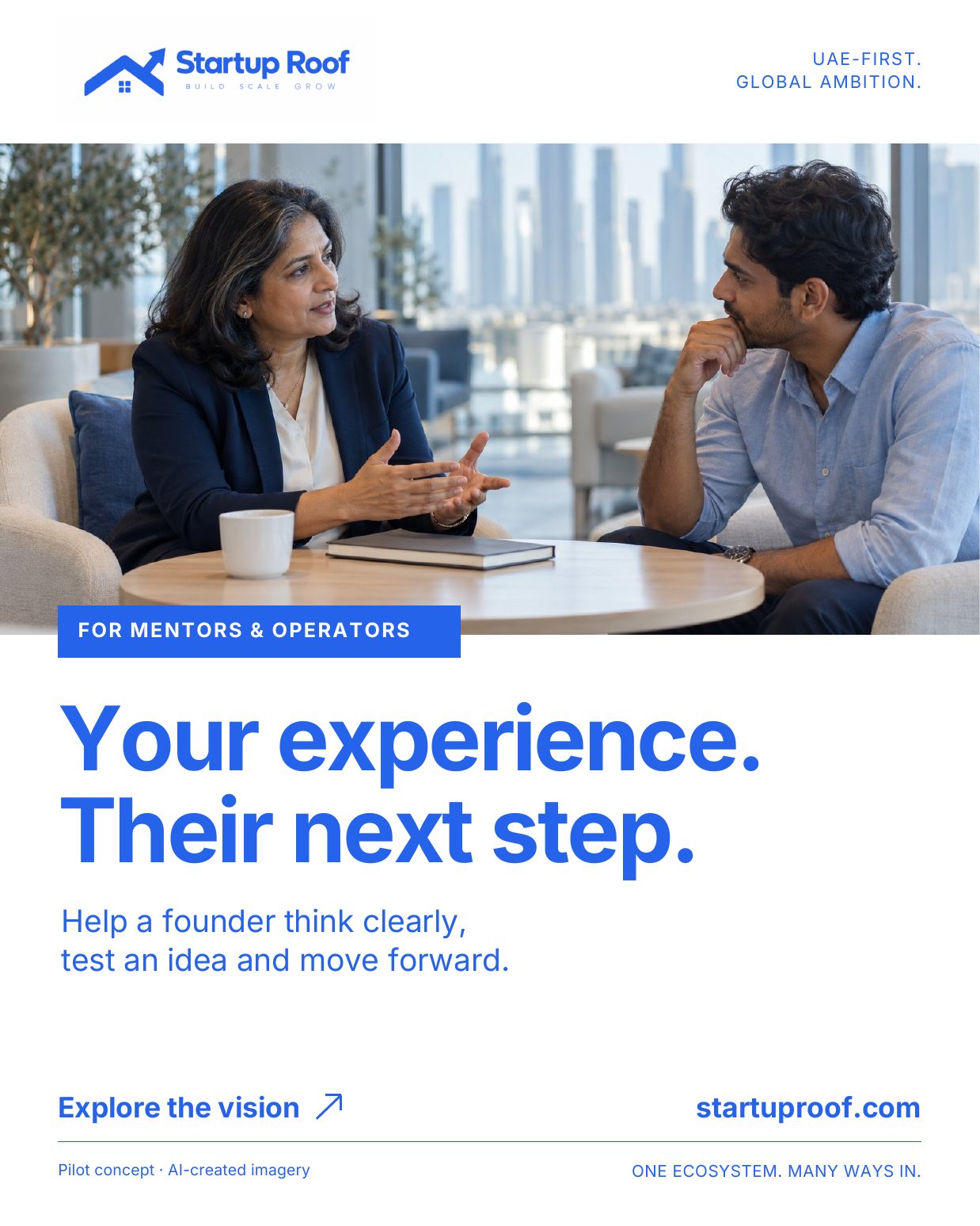 Poster: for Mentors & operators