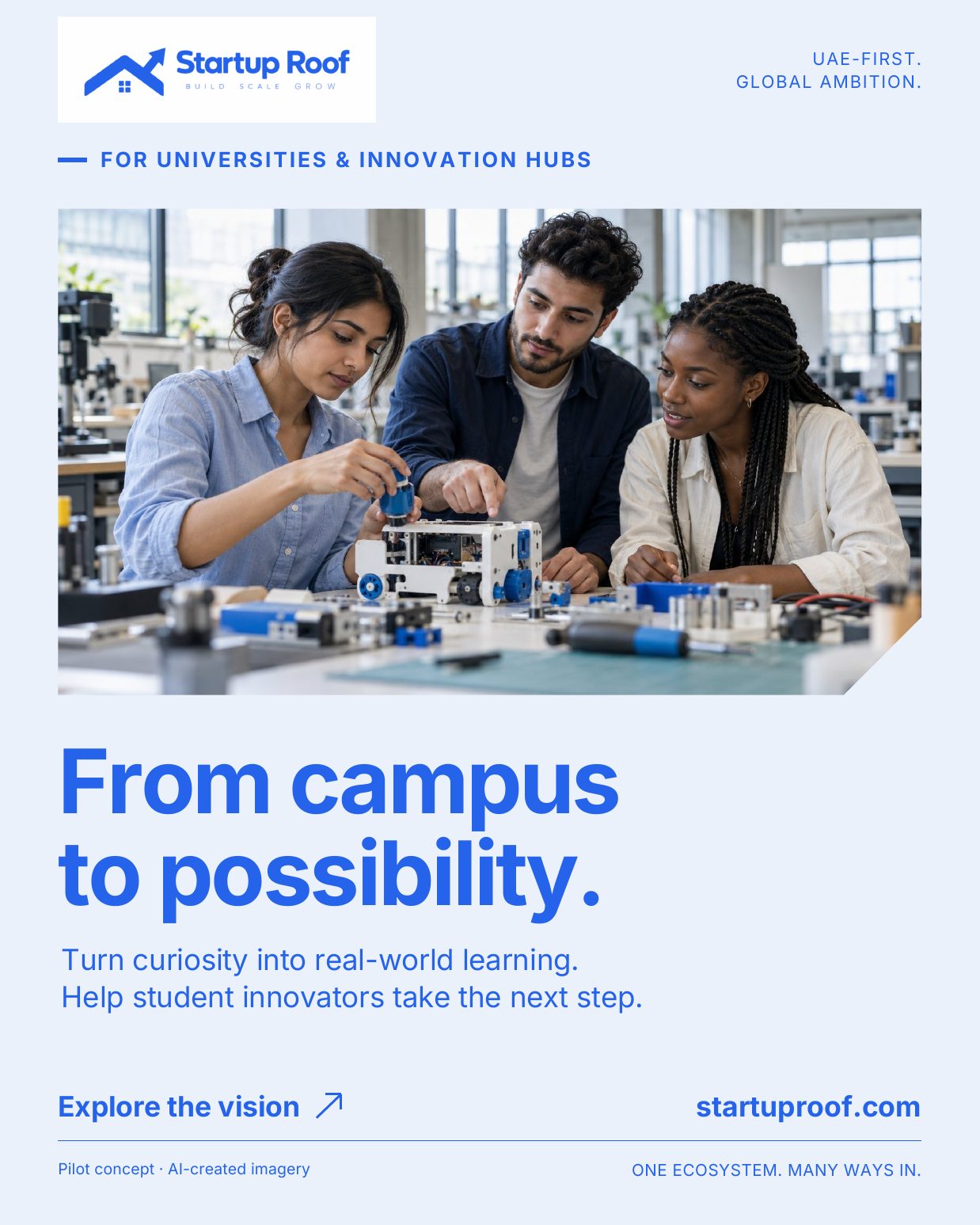Poster: for Universities & innovation hubs